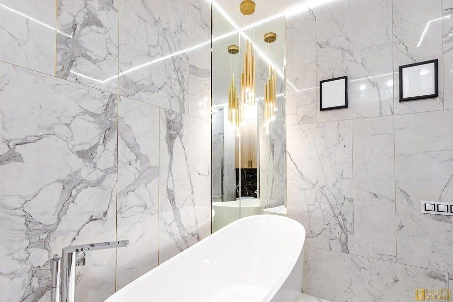Statuario weißer Marmor für Badezimmer