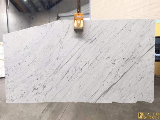 white marble slabs